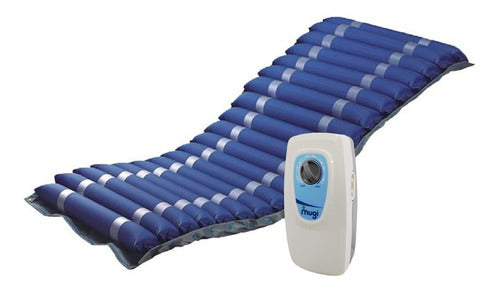 Anti-Bedsore Air Mattress with Tubular Cells Up to 145 Kg Weight Capacity with Motor 0
