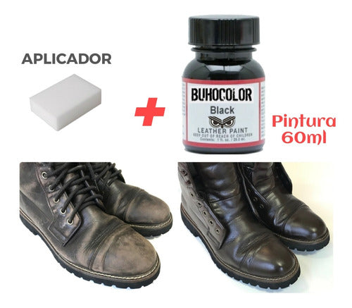 Renew Your Shoes Leather with Shoe Leather Paint/Ink 60ml 1