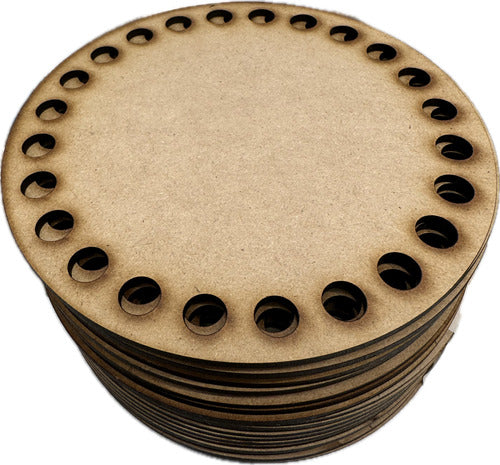 La Fabriquita Round MDF Bases for Trapillo x5 Units 0