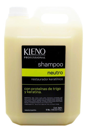 Kleno Professional Shampoo Neutro Restaurador Keratina 5lt 0