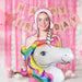 Enfiestados Large Sweet Unicorn Head Foil Balloon 3