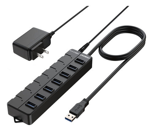 Vemont Hub USB 3.0, Peripheral Equipment for Computer, Concentrator 0