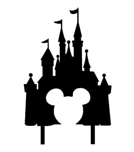 Patata 3D Cake Topper Adorno Torta - Castillo Disney 0