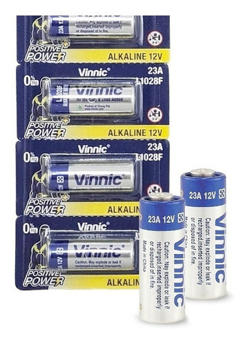 Pila Batería 23a Alkalina. Vinnic Pack 4 Unidades 0