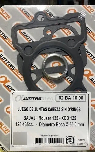 Alfa Juego Juntas Cilindro Bajaj Rouser 135 Motos Coyote 0