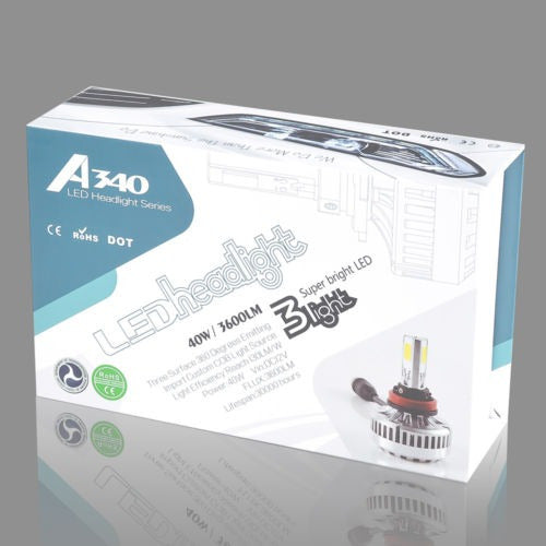 LED Headlight Bulb Conversion Kit - 80W 7,200lm 6000K 3