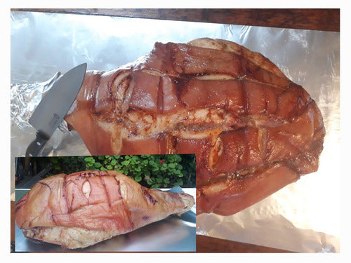 Micasamiparrilla Pernil De Cerdo Jamón 20/25 Pers+ 100 Panes 4 Sals 5