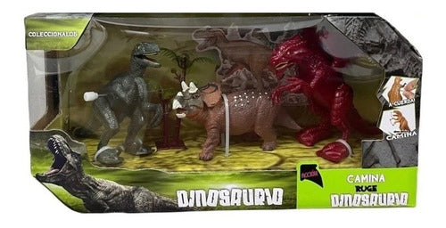 Casa Valente Set Dinosaurios 3 Dinos Chicos 1