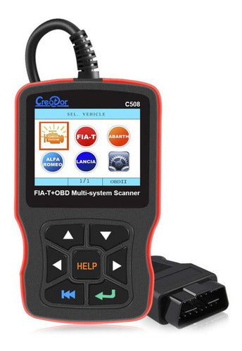 CREATOR C508 Automotive Scanner Fiat + OBD Multisystem 0