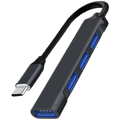 Genérica Hub Adaptador Usb-C Con 4 Puertos 3.0 Compatible Con Macbook 0