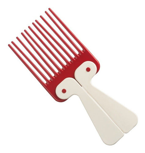 Eurostil Double-Pin Detangler Comb for Curls 0