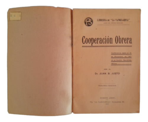 Diario Cooperación Obrera - Juan B. Justo 1917 1