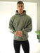 Men's Oversized Blue Hoodie Sweater - Friza Material 9
