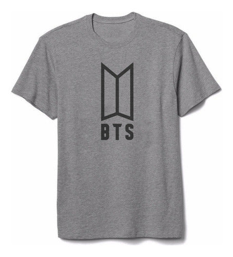 Newcaps Remera Bts Logo Banda Kpop #a08 1