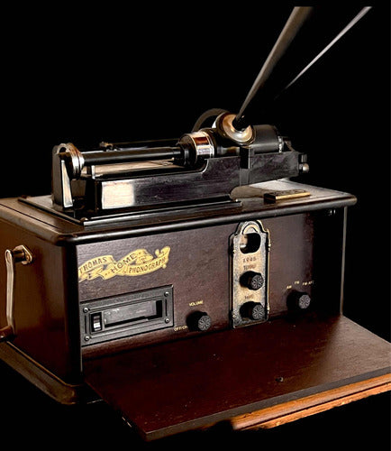 Antiguo Fonógrafo Edison - Radio - Cassettera 1