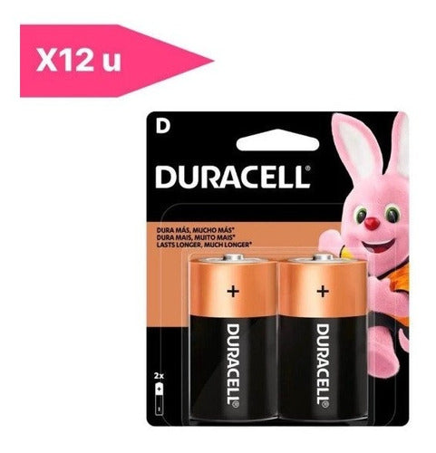 Duracell D Battery Pack of 12 - MN1300 0