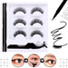 Magnetic Eyelashes x3 with 5 Magnets Magnetic Eyeliner Pencil 0
