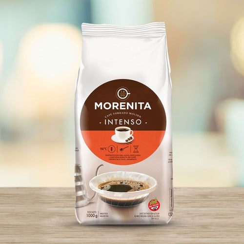 Morenita Coffee Ground Intense 1 Kg x 6 Units 2