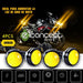 Guiños Led Para Moto - Con Lupa Ojo De Aguila Ambar X 4 Unid 7