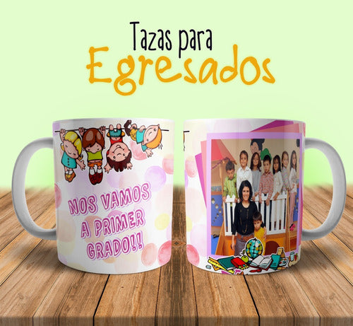 Plantillas Tazas Egresados Egresaditos Diseños Sublimar  #9 3