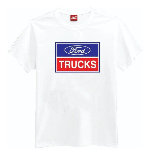 Printed Ford Trucks Camiones T-Shirt 0