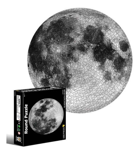 Cresko Circular Puzzle 1000 Pieces (Moon) 0