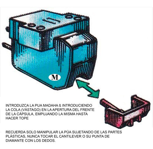 MADAHA Pua Aguja P/ Stanton 400 400.v3 400ll 500 500mkll D5100 Al 2 3