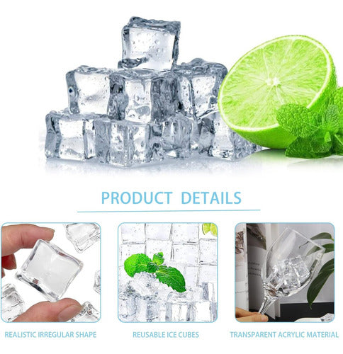 Fancy House Reusable Artificial Ice Cubes 10 Pcs - Fake Ice Cubes 7