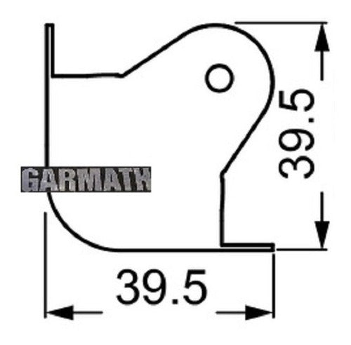 Corner Bracket X 8 Units Metal 3 Tips Black Garmath 4