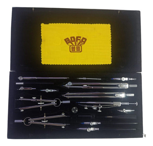 Set Juego  Compas Balustrin Antiguo X 17 Piezas 1