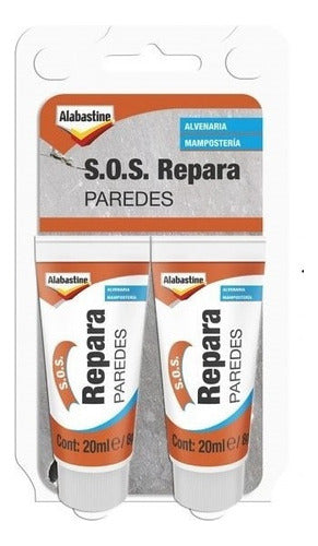 S.o.s Repara Paredes 2 X 20 Ml Alabastine Mm 2