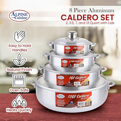 Alpine Cuisine Dutch Oven Pots Set 1