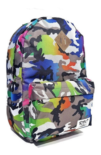 Urbana Mochila Urbana Grande Unisex Estamapadas Reforzadas Clásicas 3