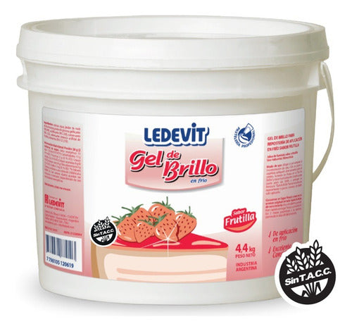 Ledevit Strawberry Glaze Gel - 4.4 Kg 0