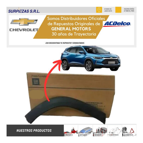 Moldura Guardabarro Trasero Der Tracker 20/ Chevrolet Origin 2