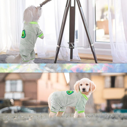 Pijamas Perros Pequeños Suaves Camisetas Térmicas Terciopelo 5