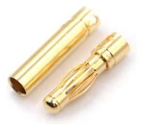 Generic 10 Pair 4.0 Mm 4mm RC Battery Gold Bullet Connector Plug 3