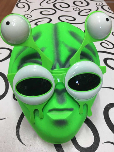 Marciano Alien Extraterrestre Alienígena - Anteojo + Mascara 0