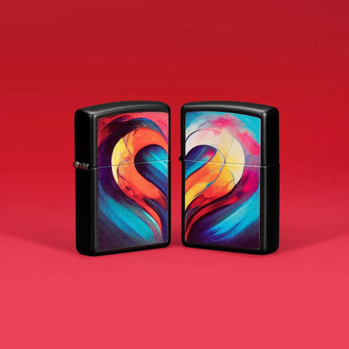 Zippo Whole Heart X2 Lighter Set 1