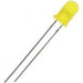 LED 3mm Yellow Diffused Pack of 100 20 Mcd 30 Degrees 1