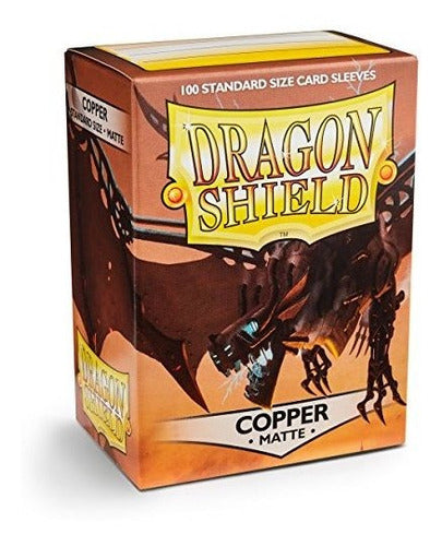 Dragon Shield Matte Copper 100 Deck Protectors 0