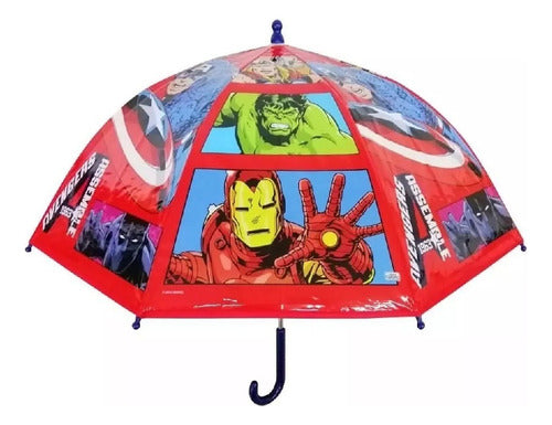 Cresko Paraguas Infantil Avengers 40cm Niño Lluvia Sp967 C 0