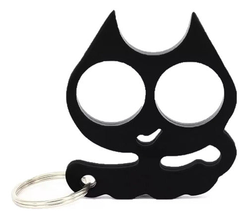Personal Defense Kit Cat Keychain Glove + Extendable Baton 2