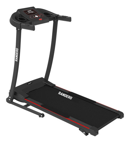 Randers Electric Folding Treadmill with Heart Rate Monitor 1.5hp 12km 0