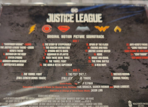 Justice League - Soundtrack 2 CDs News Import #cdspaternal 2