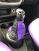 VW Gol Steering Wheel Cover with Gear Shift Cover and Seat Belt Covers in Violet - Universal Fit 3