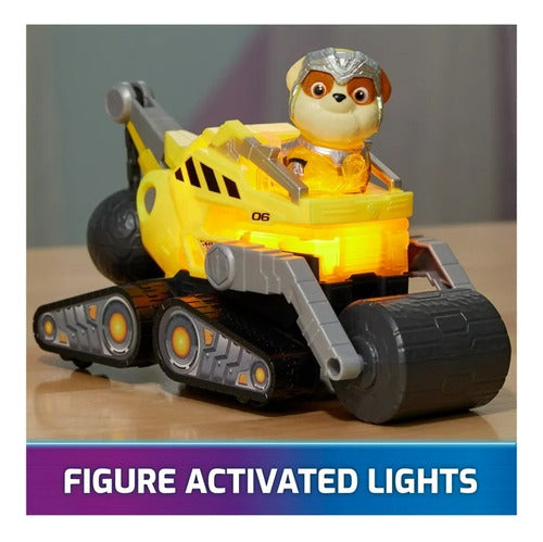 PAW Patrol Mighty Movie Rubble Bulldozer with Light and Sound 4