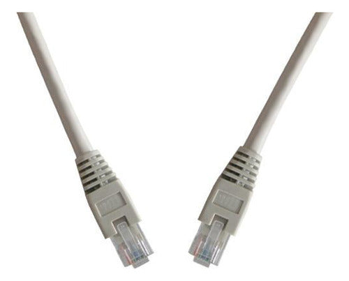 Patchcord Cat5e 10,0m Gris Dracma 2