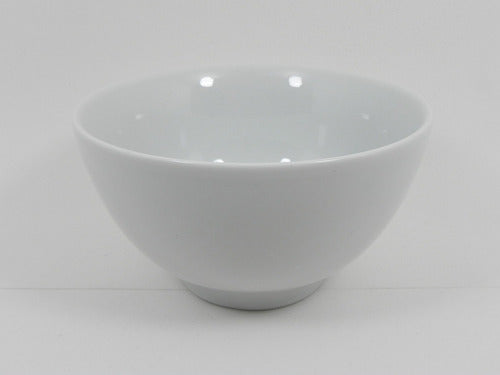 Conjunto 18 Bowls 500 Ml Branco Porcelana Schmidt 1