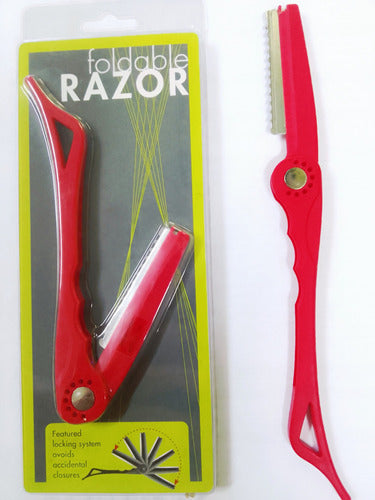 Razor Navajin Retractil Plegable Combo X 2 + 10 Filos De Repuesto 0